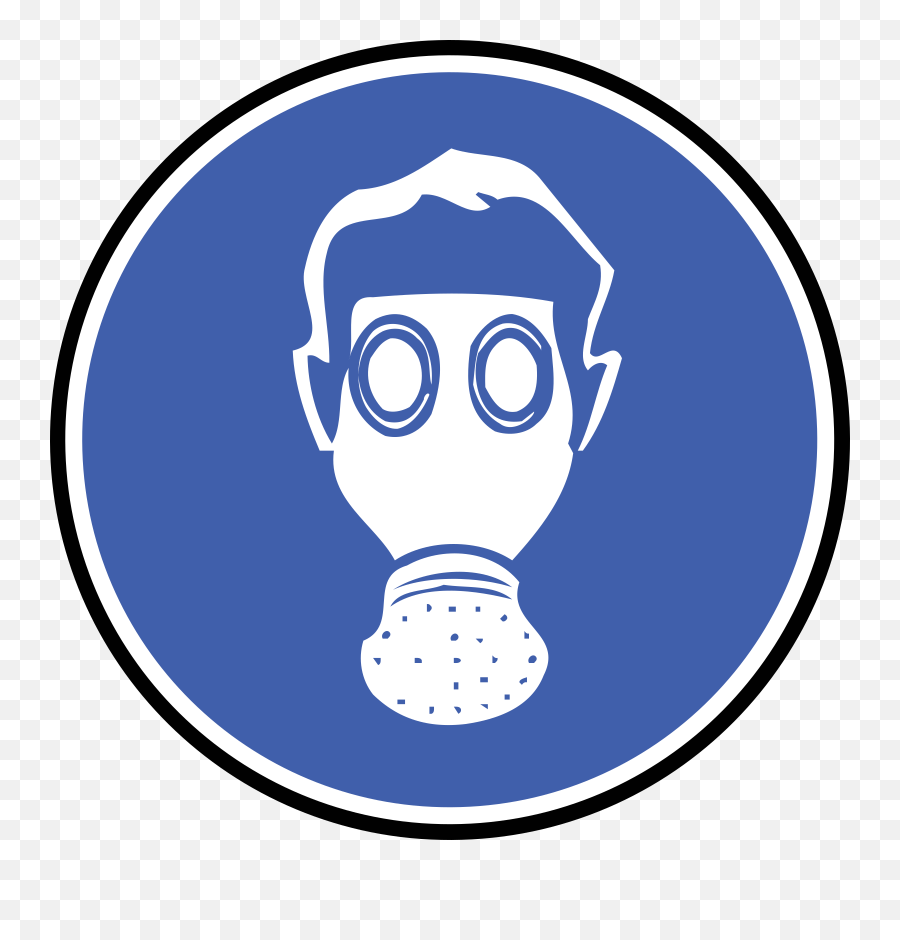 Wear Gas Mask Clip Art At Clker - Gasmaske Symbol Emoji,Gas Clipart