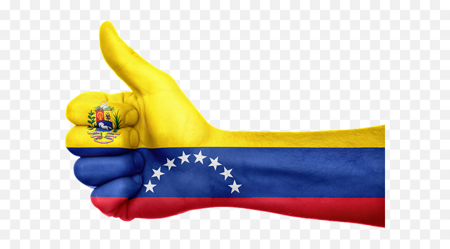 Venezuela Flag Hand - Bandera Venezuela Emoji,Venezuela Png