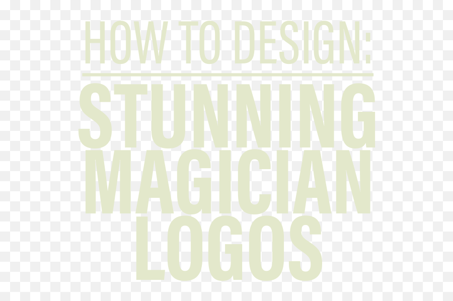 6 Steps To Stunning Magician Logo Design - Language Emoji,Magician Logo