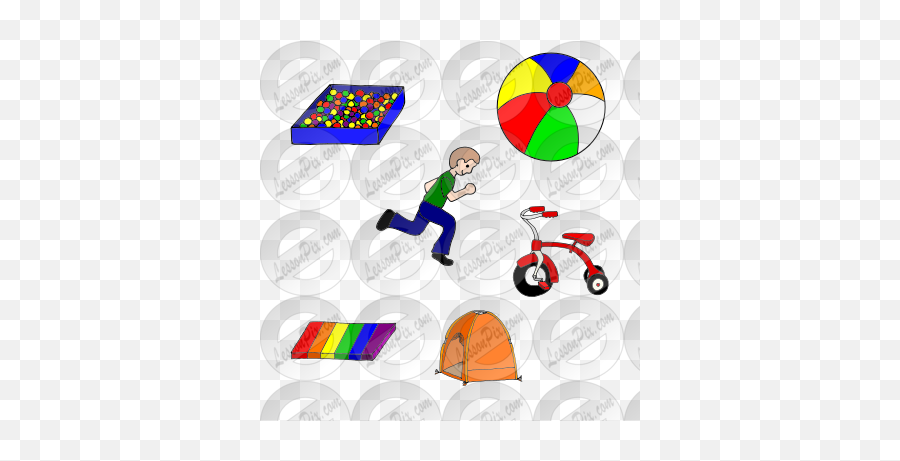 Gross Motor Room Picture For Classroom Therapy Use - Great Sporty Emoji,Room Clipart