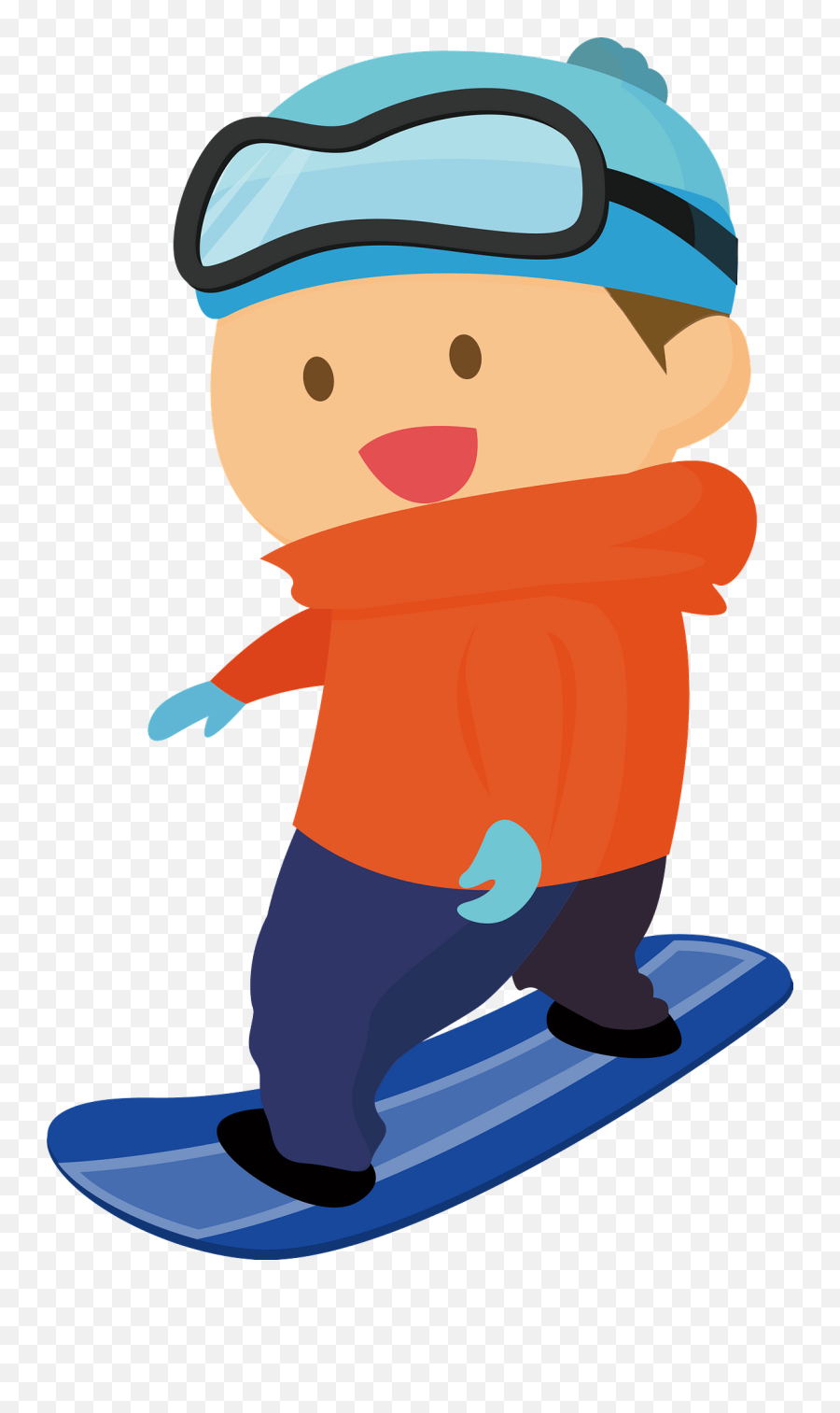 Snowboarder Is Snowboarding Clipart Emoji,Snowboarders Clipart