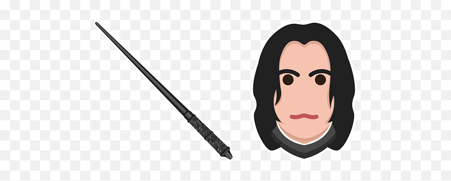 Harry Potter Severus Snape Wand Cursor U2013 Custom Cursor - Harry Potter Cursors Emoji,Wand Png
