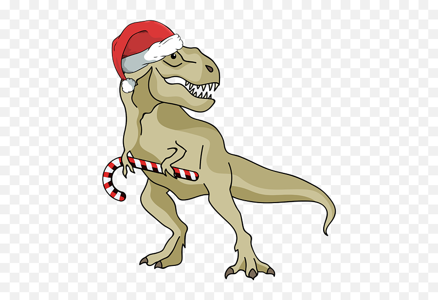 Thanksgiving Santa Gift Cute Xmas Christmas Dinosaur T Rex Beach Towel - Fictional Character Emoji,Trex Clipart