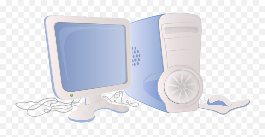 Computer Clip Art Transparent Png Image - Office Equipment Emoji,Computer Clipart