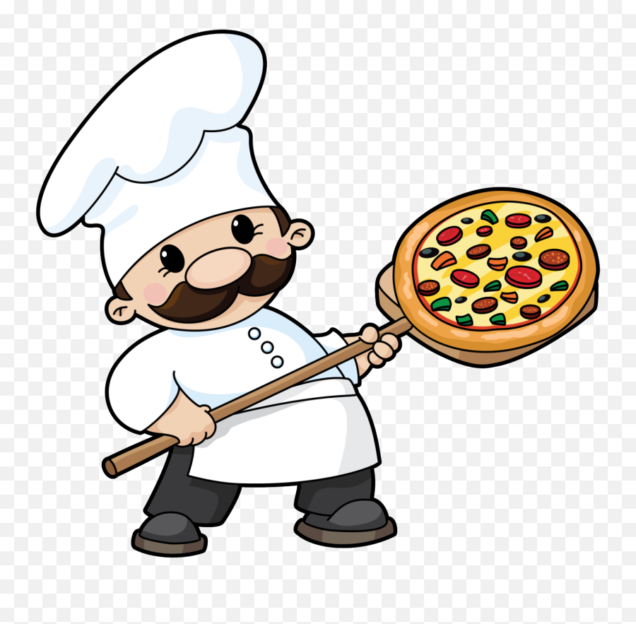 Pizza Chef Clipart Png Image With No - Transparent Pizza Chef Clipart Emoji,Chef Clipart