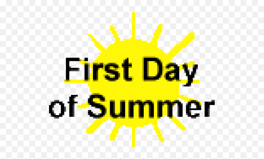 First Day Of Summer Clip Art N4 Free - Dot Emoji,Summer Clipart Free