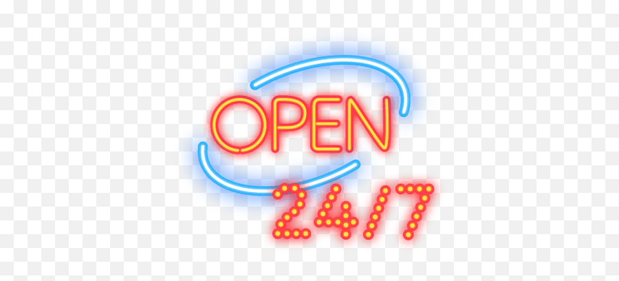 Open Sign Transparent Png - Open Light Sign Transparent Emoji,Neon Light Png