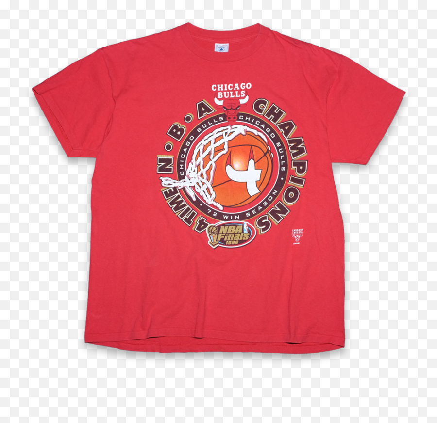 Vintage 1996 Chicago Bulls Championship T - Shirt Xlarge Chicago Bulls T Shirt Vintage 1996 Emoji,Chicago Bull Logo