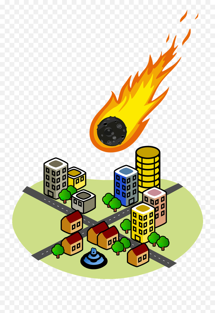 Asteroid And The City Clipart - Earthquake Emoji,City Clipart