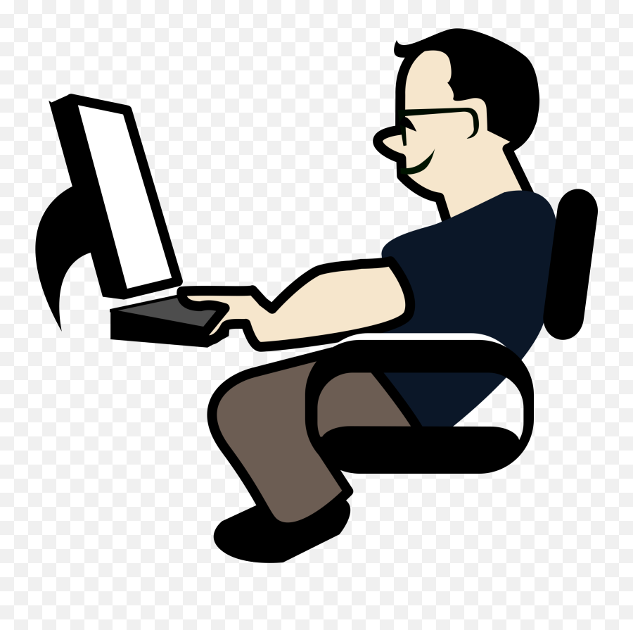 Logo Clipart Computer Logo Computer Transparent Free For - Programmer Clip Art Emoji,Computer Logo