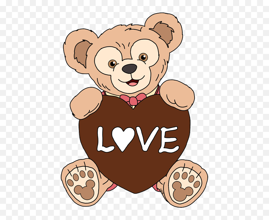 Duffy Chocolate Heart - Duffy Clip Art Emoji,Friends Clipart