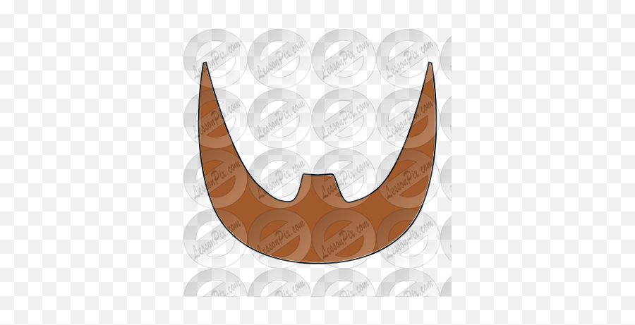 Beard Picture For Classroom Therapy Use - Great Beard Clipart Emoji,Shofar Clipart