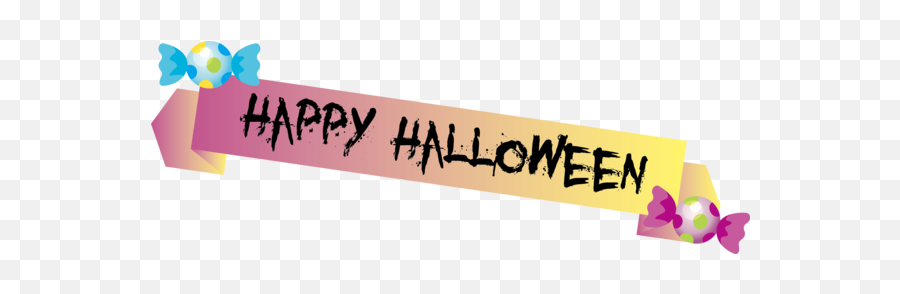 Halloween Logo Banner Font For Happy Halloween For Halloween Emoji,Halloween Banner Png