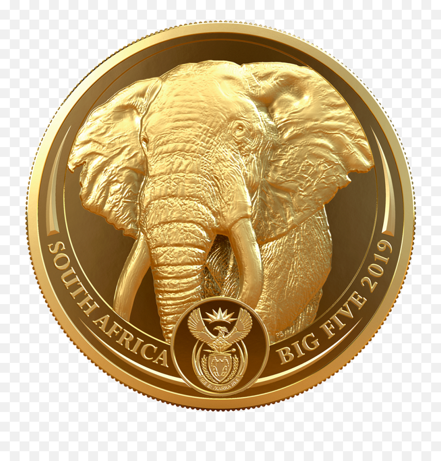 Big Five - Elephant 1 Oz Emkcom Emoji,Elephants Png