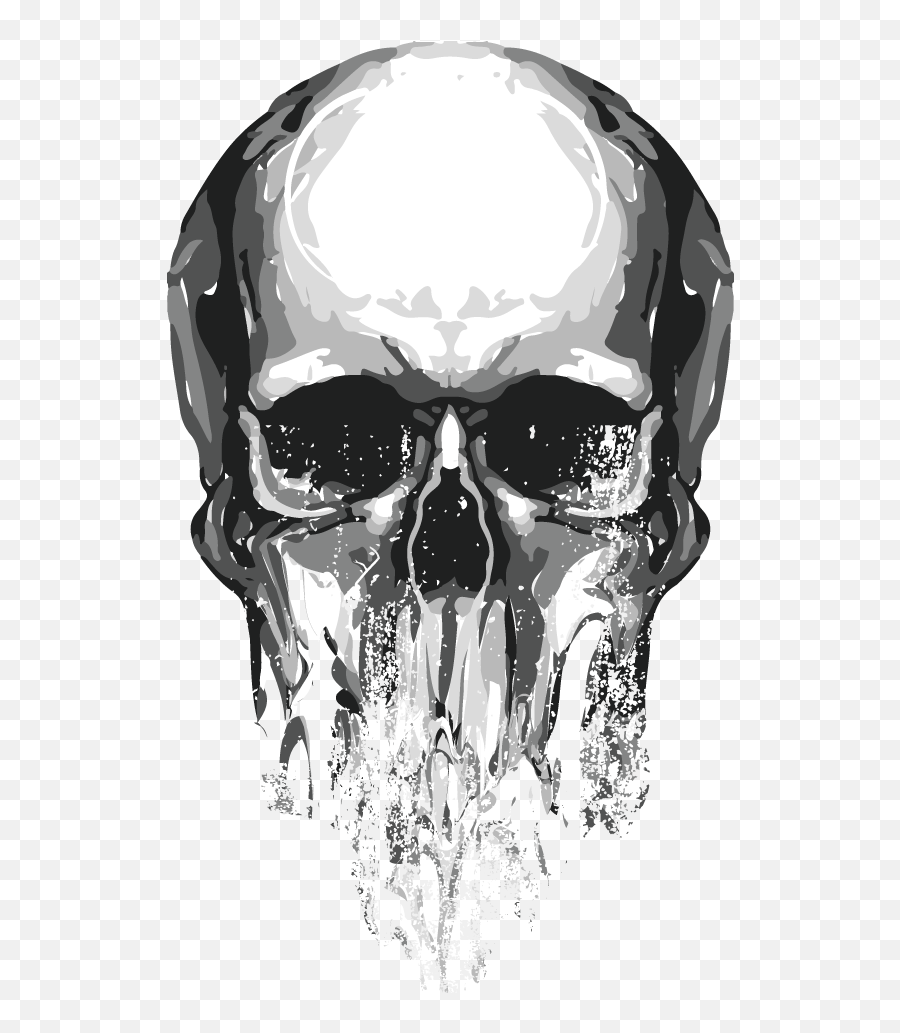 Skull Euclidean Vector - Skull Png Transparent Emoji,Skull Transparent
