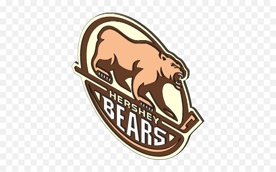 Hershey Bears Logo 3d Cad Model Library Grabcad Emoji,Hershey Logo Png