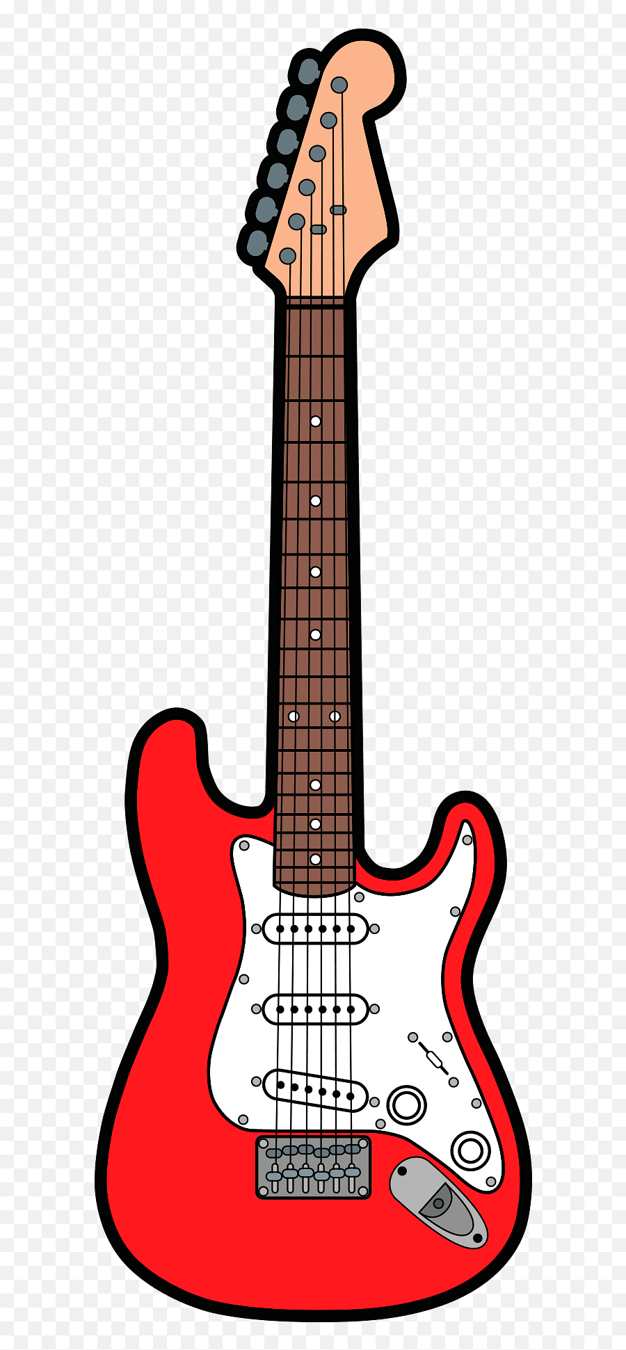 Guitar Clipart Free Download Transparent Png Creazilla - Guitar Music Emoji,Guitar Clipart