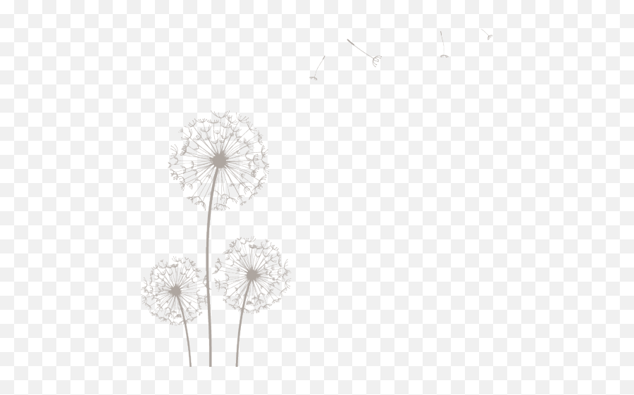 Dandelion Clipart Transparent Tumblr - Common Dandelion Emoji,Dandelion Clipart