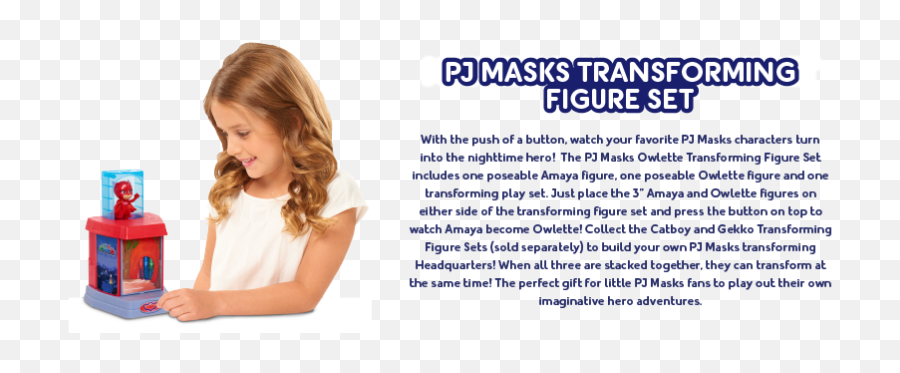 Pj Masks Transforming Figures Owlette - Small Appliance Emoji,Pj Masks Logo