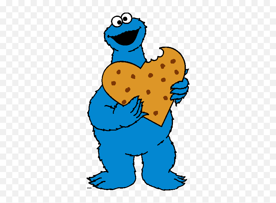 Cookie Monster Clip Art Free Clipart - Clipart Cookie Monster Emoji,Cookie Clipart