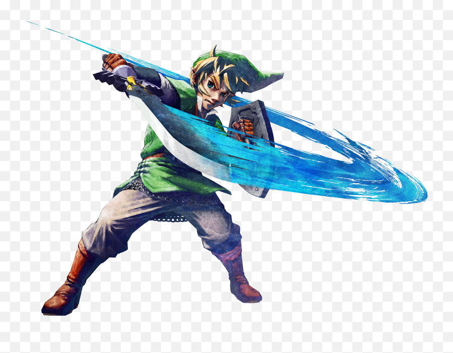 Skyward Sword Coming To Wii U - Concept Art Skyward Sword Link Emoji,Skyward Sword Logo
