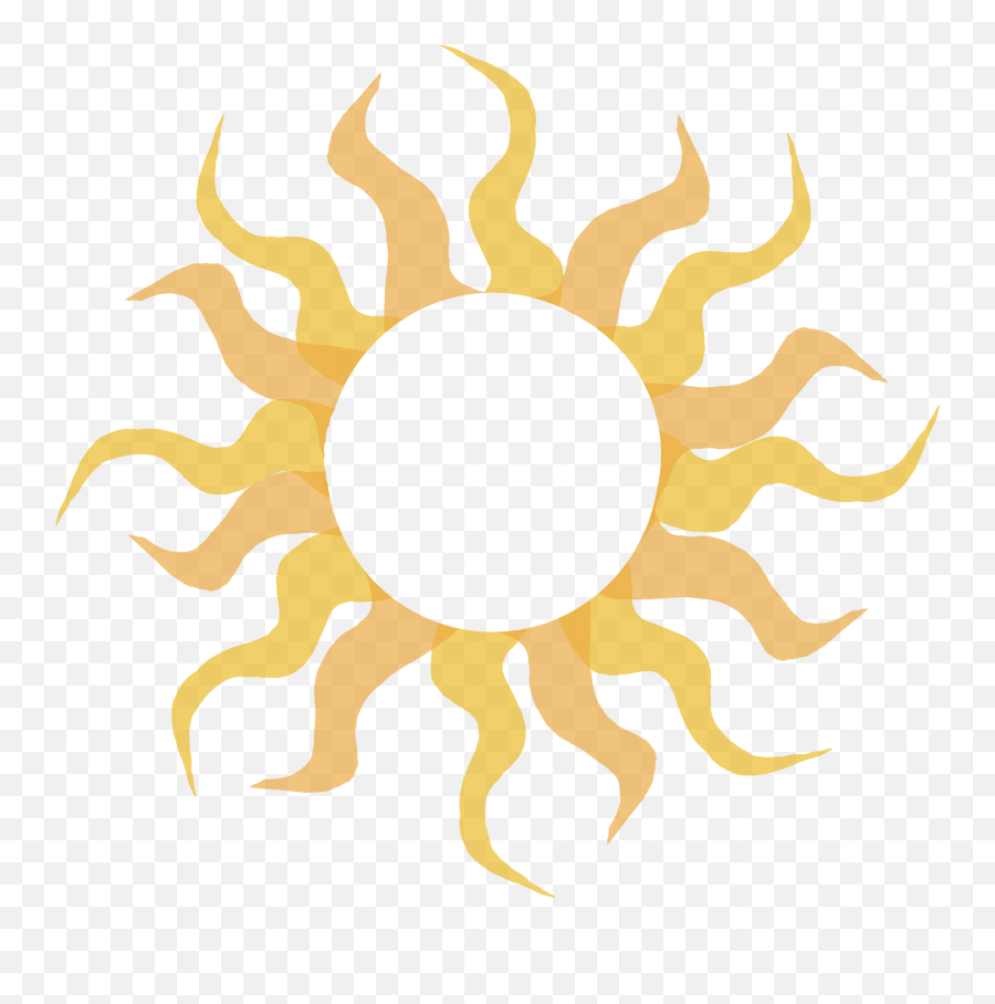 Download Hd Clip Art Stock Clipart Of The Sun - Sun Logo Png Sun Logo Emoji,Stock Clipart
