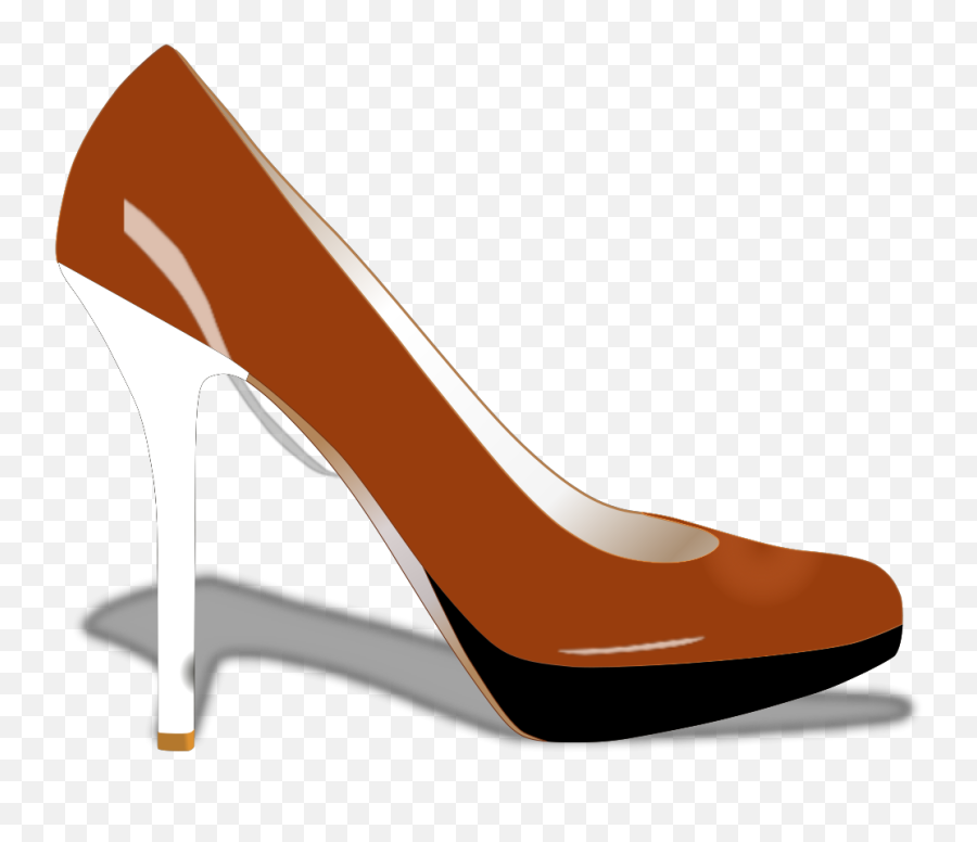 Shoe High Heel Svg Clip Arts Download - Round Toe Emoji,High Heel Shoe Clipart