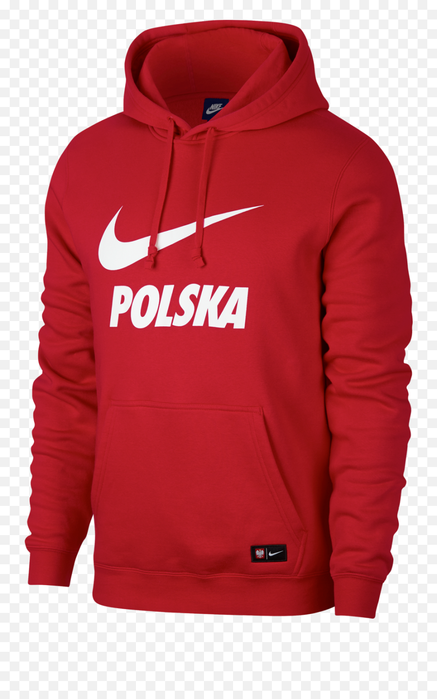Swetshirt Nike - Czerwona Bluza Nike Polska Emoji,Nike Logo Sweatshirts