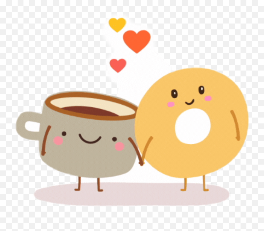 Bagel Sticker - Coffee Meets Bagel Cartoon Emoji,Bagel Clipart