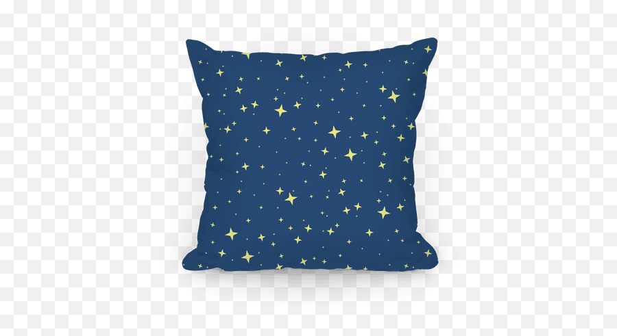 Blue Twinkling Star Sparkles Pattern Pillows Lookhuman - Colorblind Pillow Emoji,Star Pattern Png