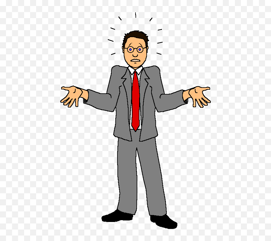 Confused Man Clipart Gif Free Confused Man Clipart - Confused Person Clip Art Emoji,Male Clipart