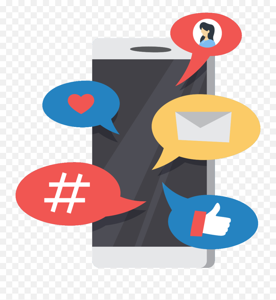 Social Center Telefono Permanente - Social Media Marketing Emoji,Redes Sociales Png