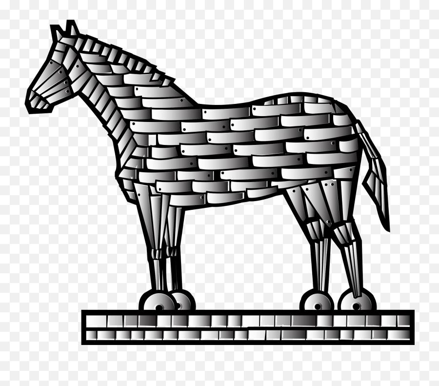 Trojan Horse Clipart Free Download Transparent Png Creazilla - Animal Figure Emoji,Horse Clipart Black And White