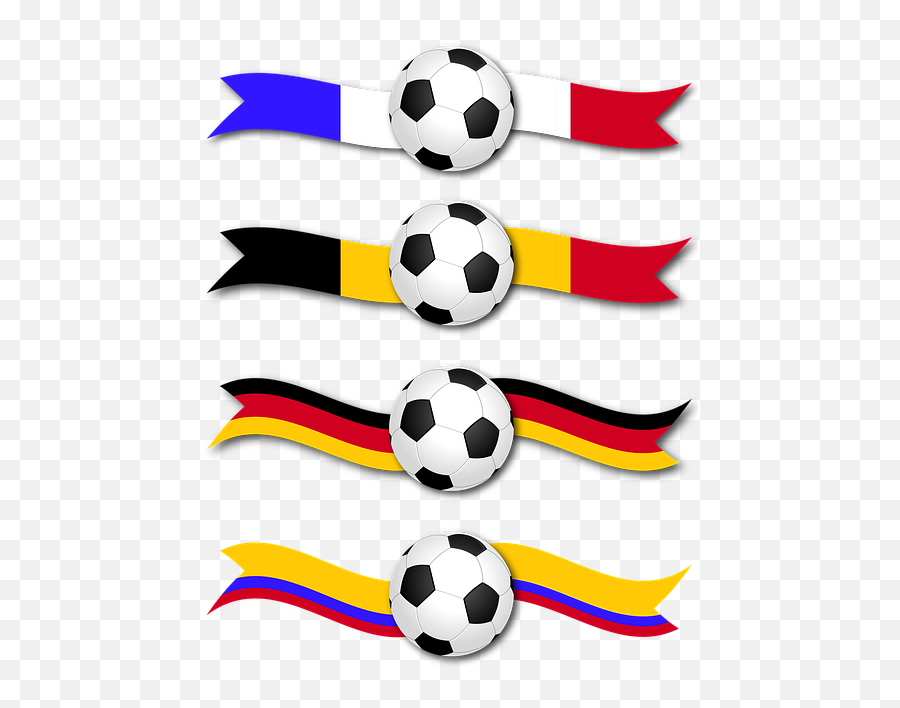 Football Clipart Ribbon - Football Ball Png Download Emoji,Kicking Clipart