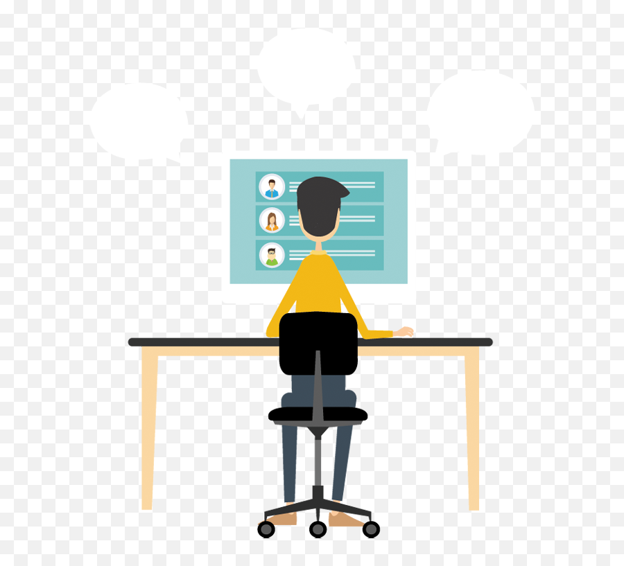 Cartoon Business Man Working At Computer Free Stock Photos Emoji,Business Man Clipart