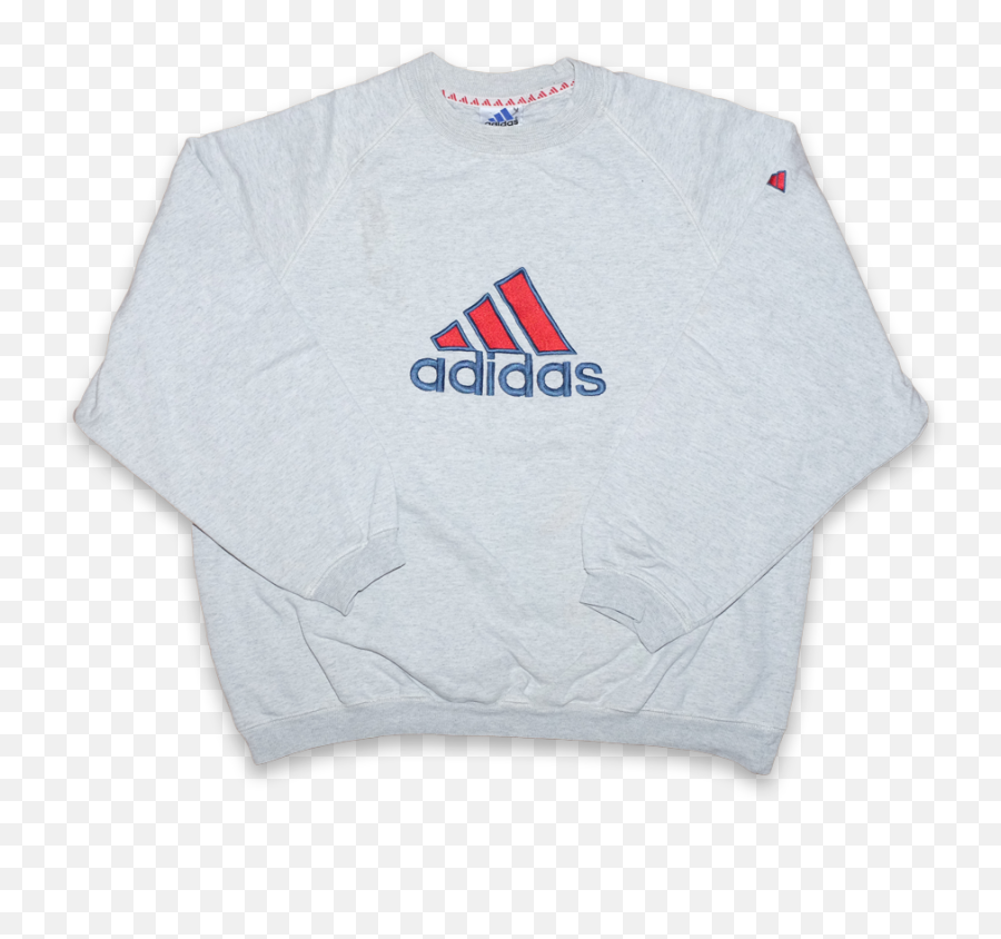 Vintage Adidas Logo Sweater Ml Emoji,Logo Sweater