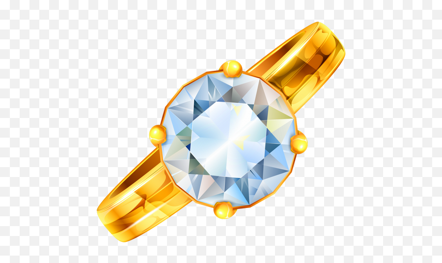 Wedding Rings Clipart Png Images - Ring Diamond Clipart Emoji,Wedding Rings Clipart