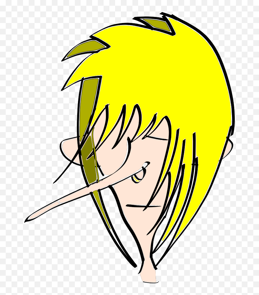 Cartoon Character With Long Nose Png Svg Clip Art For Web Emoji,Long Clipart