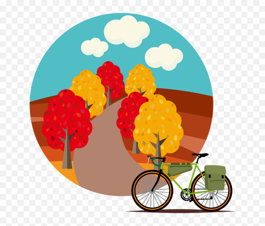 Free Photo Autumn Icon Bicycle Icon Autumn Season Icon Emoji,Bike Icon Png