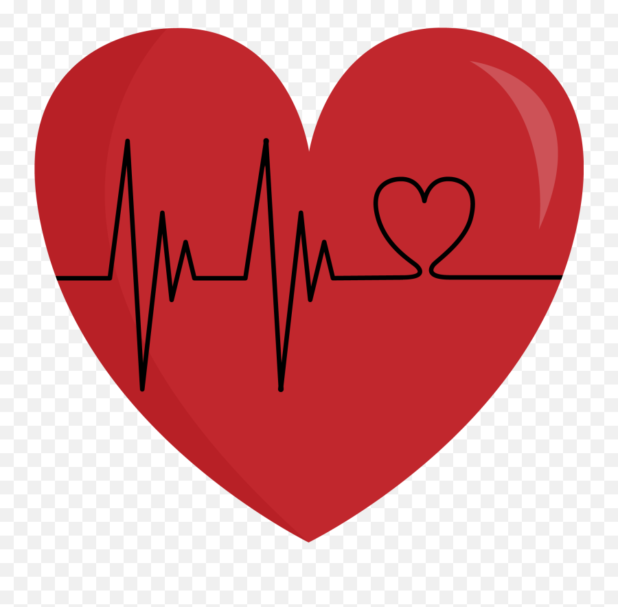Library Of Heart Pulse Picture Library - Hospital Cross Heart Clipart Emoji,Heartbeat Clipart