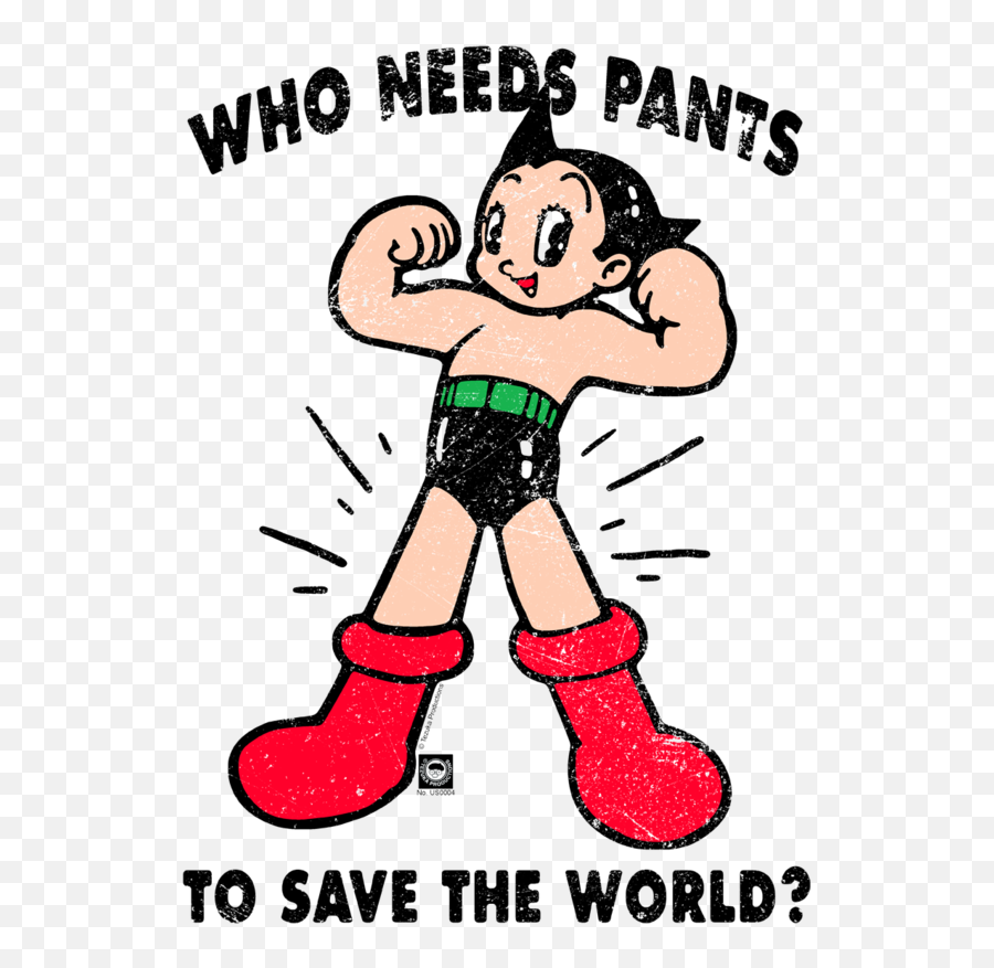 Astro Boy Who Needs Pants To Save Clipart - Full Size Emoji,Tall Boy Clipart