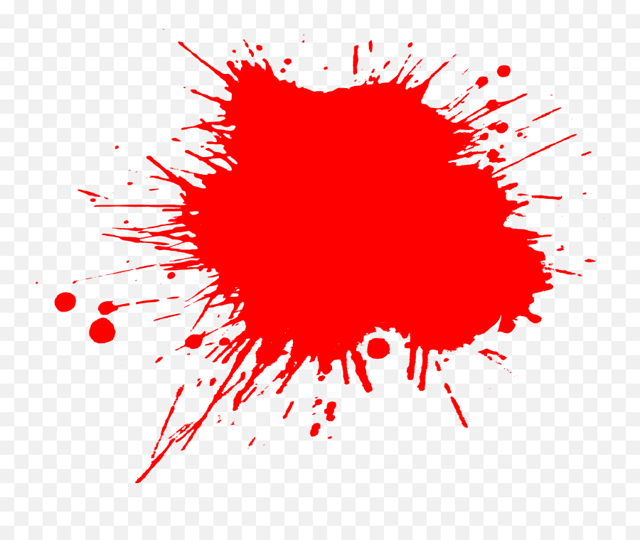 15 Red Paint Splatters Transparent - Paint Splatter Png Emoji,Red Png