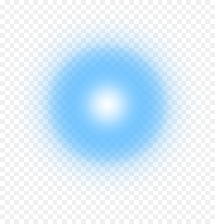 Blue Light Png Circle - Transparent Blue Glowing Circle Emoji,Light Png