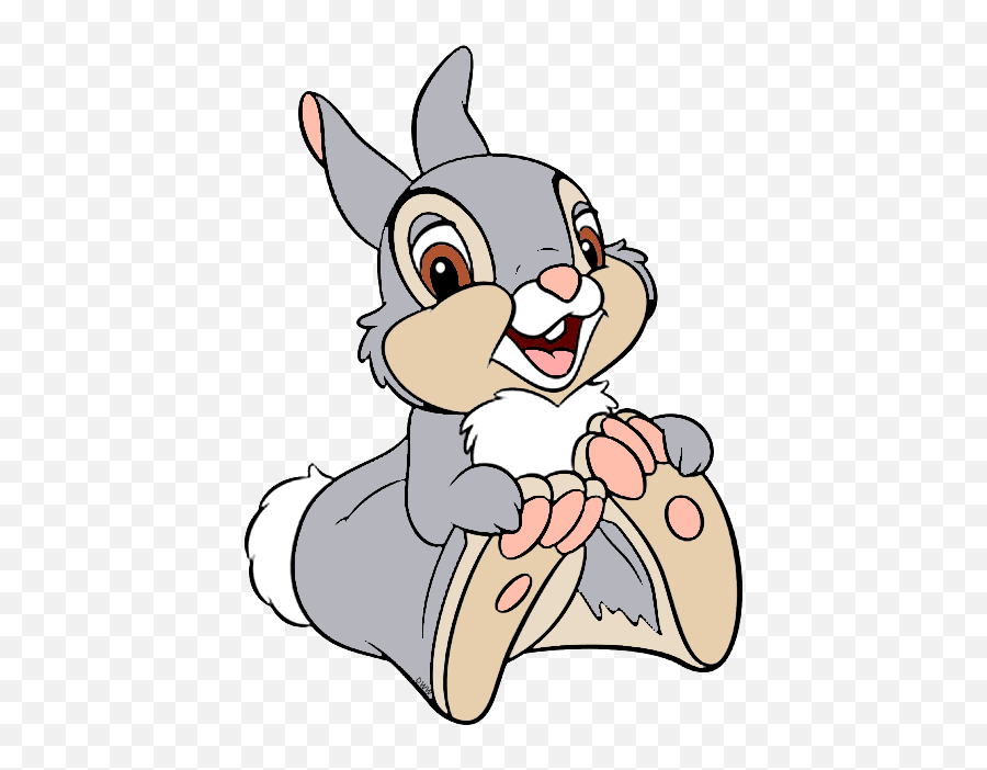 Clipart Squirrel Bambi Character - Thumper Clipart Emoji,Bambi Png