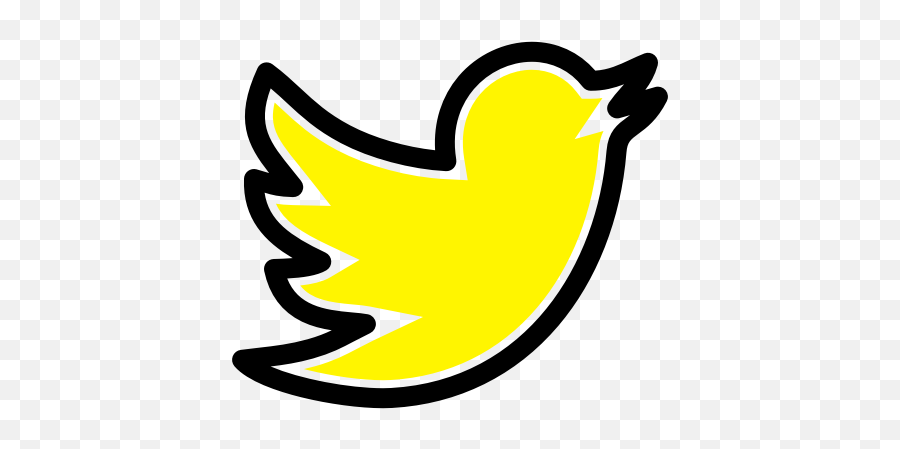 Network Social Twitter Icon - Twitter Icon Yellow Png Emoji,Twitter Icon Png