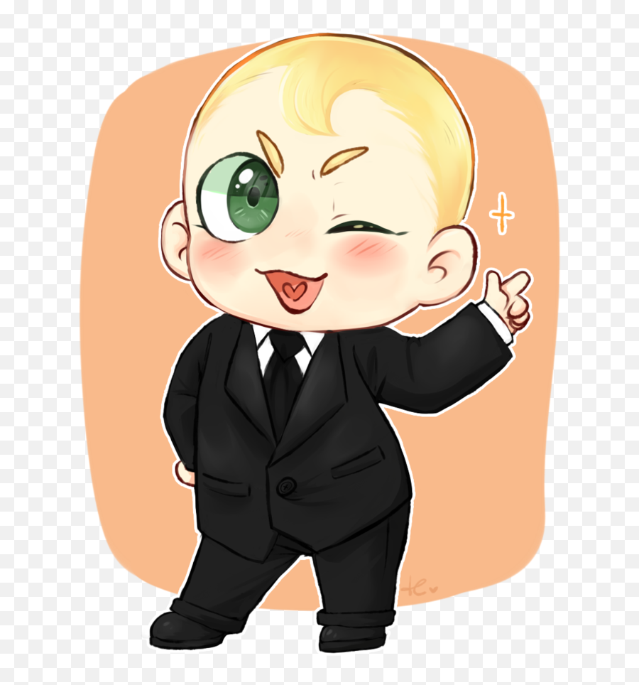 Boss Baby Png - Boss Baby Fan Art Transparent Cartoon Boss Baby As An Anime Emoji,Boss Baby Png