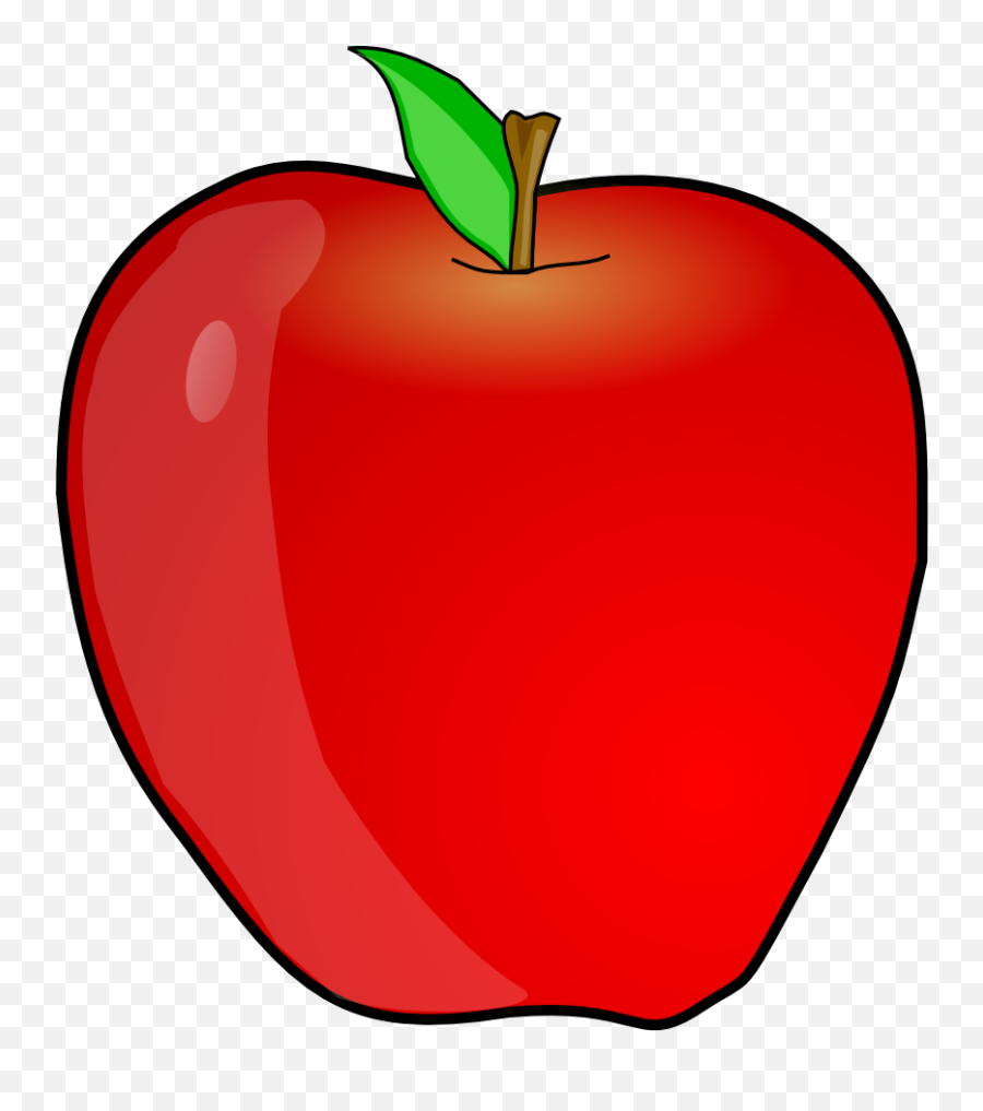 Free School Apple Clipart Download - Apple Clipart Emoji,Apple Clipart
