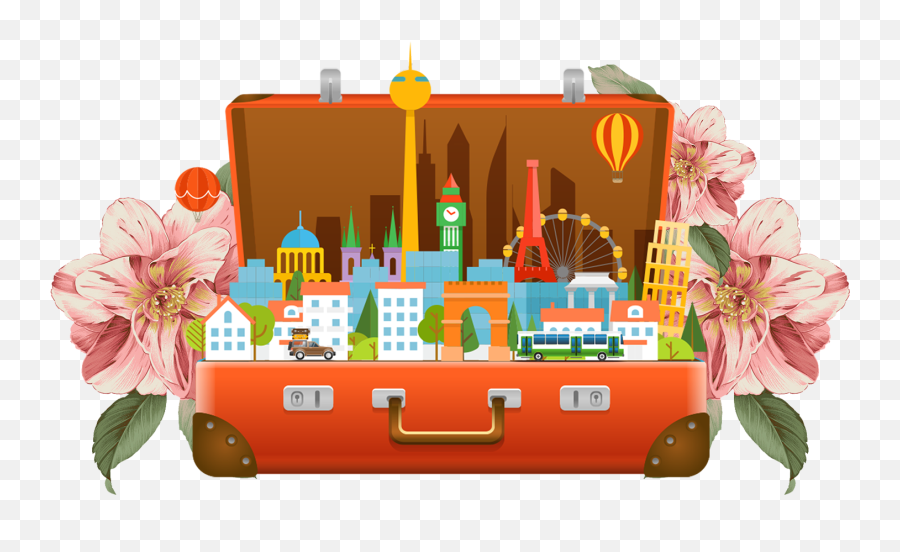 Location Clipart Travel Tourism - Tourism Cities Clipart Png Tourism Clipart Png Transparent Emoji,Location Clipart
