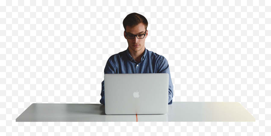 Man Working - Office Man Png Emoji,Imac Png