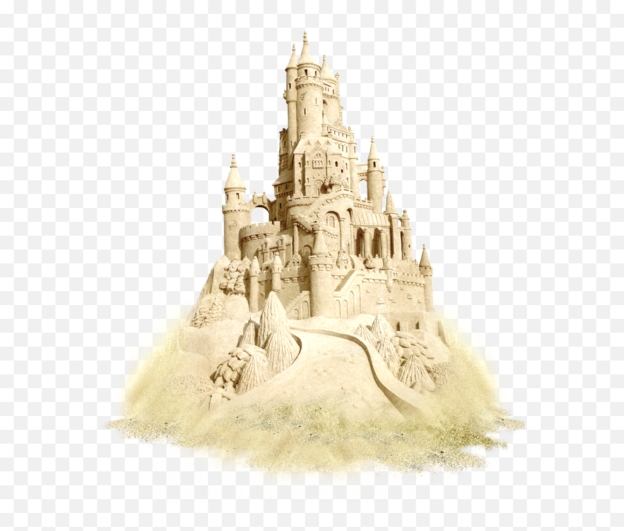 Beach Sand Castle Png Transparent - Beach Sand Castle Png Emoji,Sand Castle Clipart